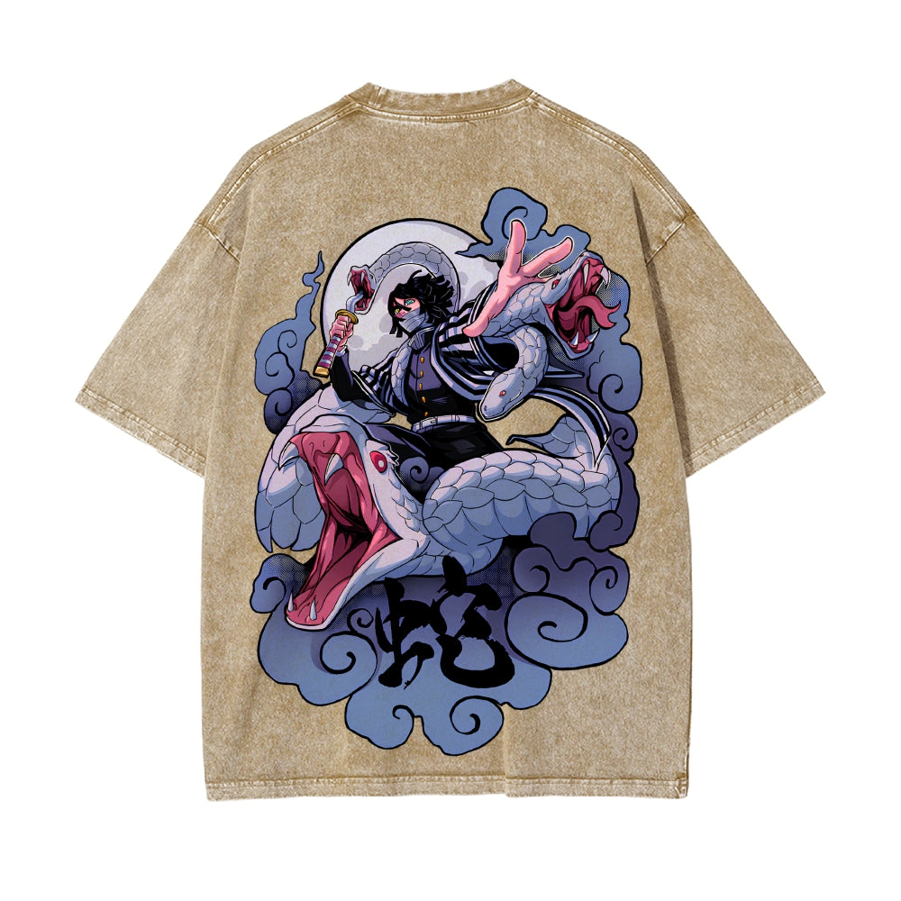 Vintage Oversized T-Shirt Demon Slayer