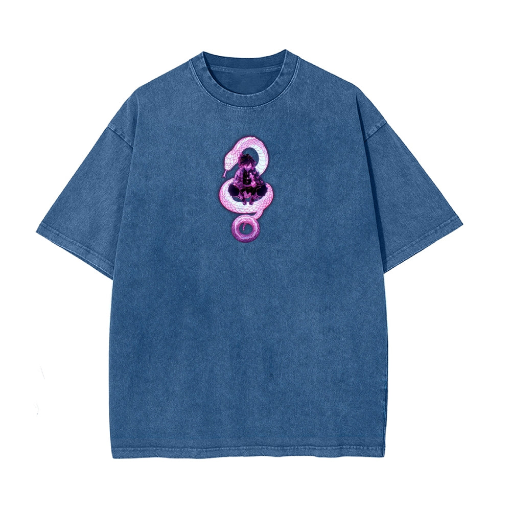 Vintage Oversized T-Shirt Demon Slayer