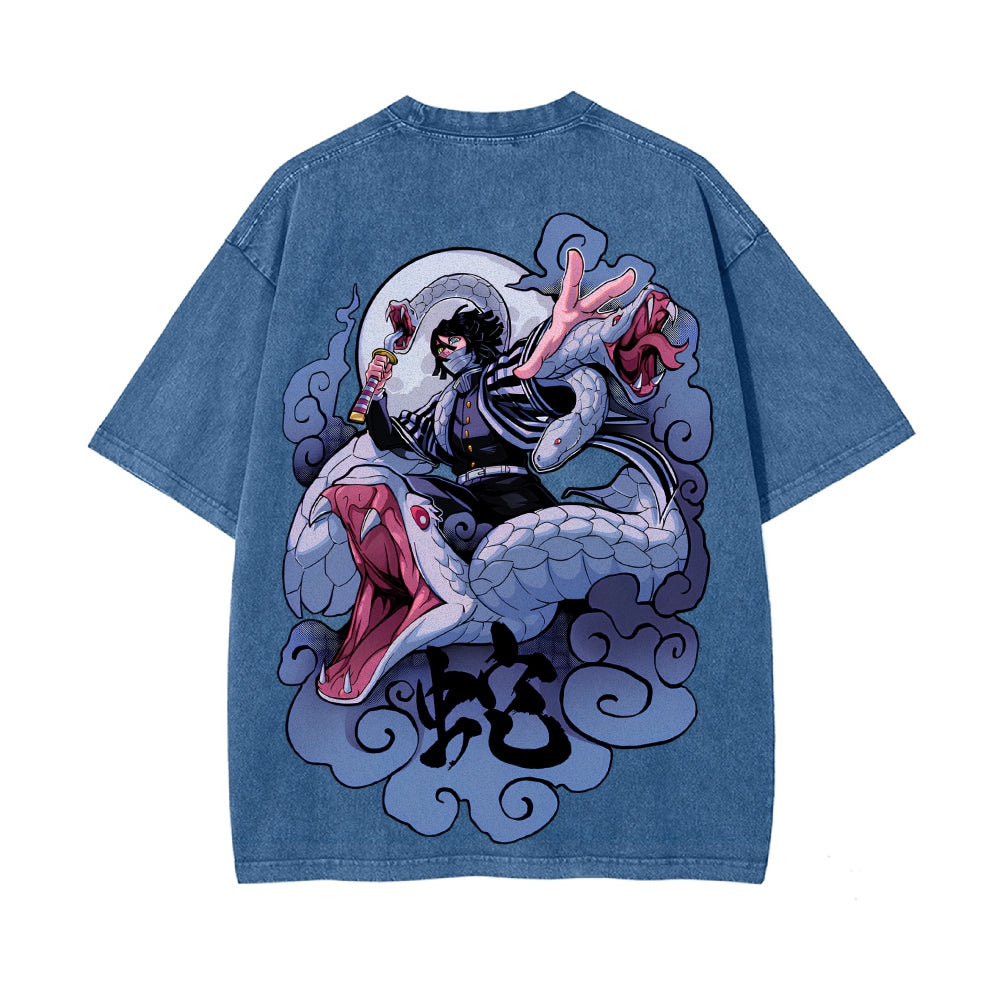 Vintage Oversized T-Shirt Demon Slayer
