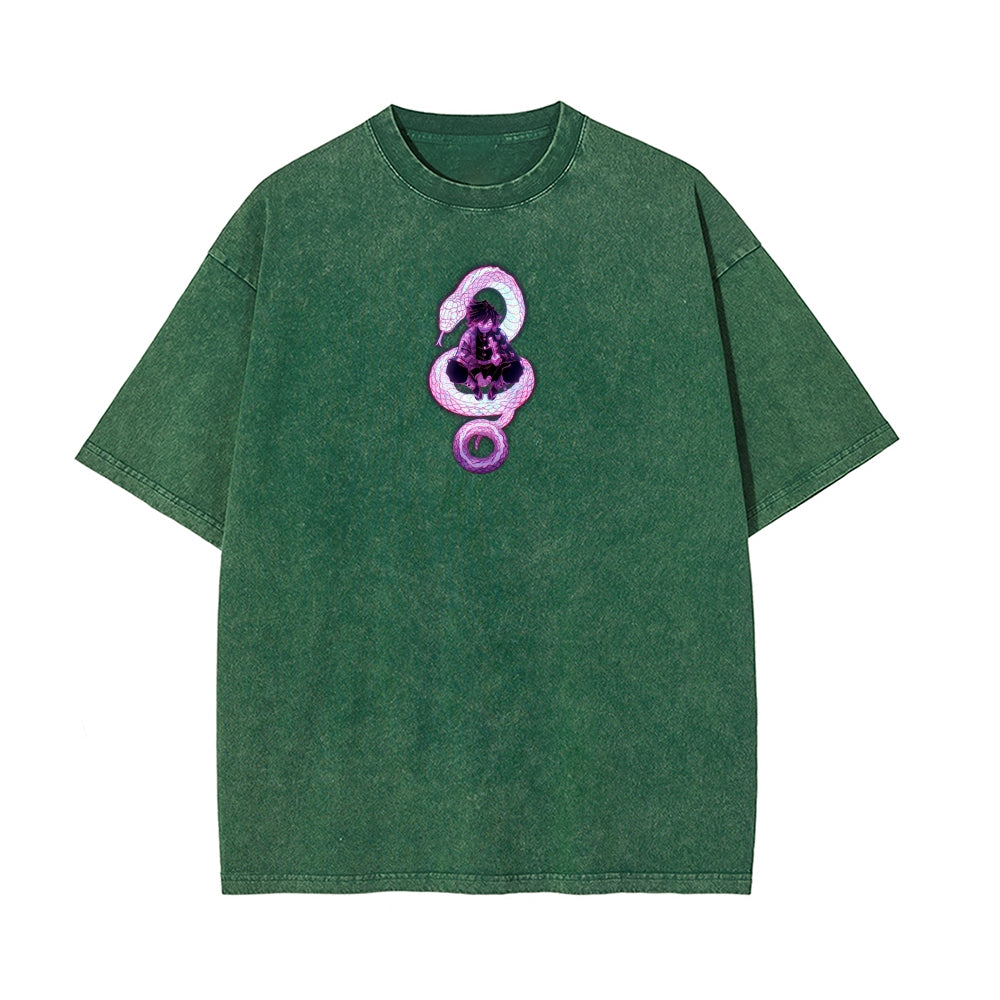 Vintage Oversized T-Shirt Demon Slayer