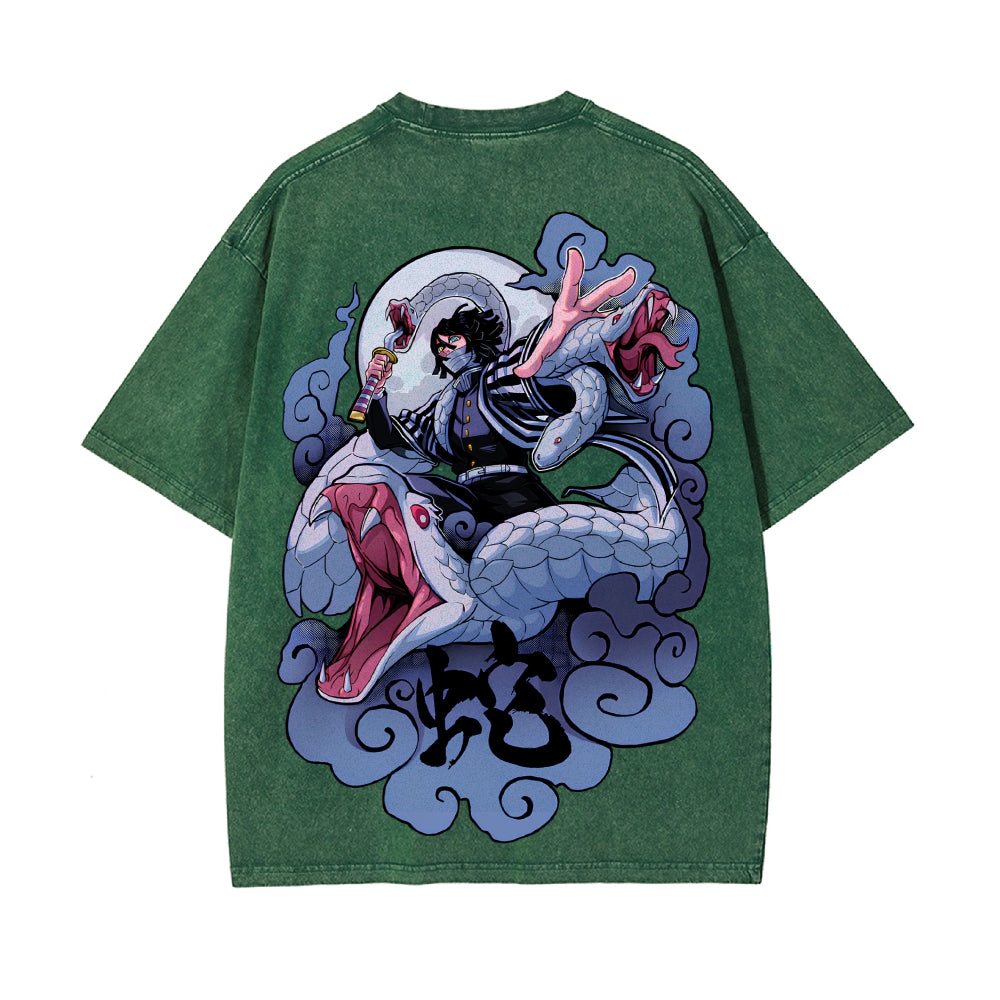Vintage Oversized T-Shirt Demon Slayer