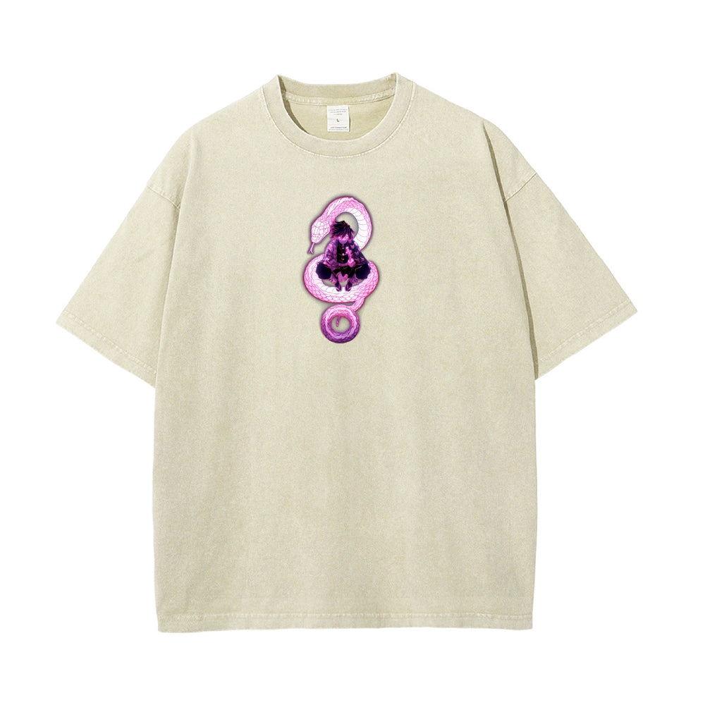 Vintage Oversized T-Shirt Demon Slayer