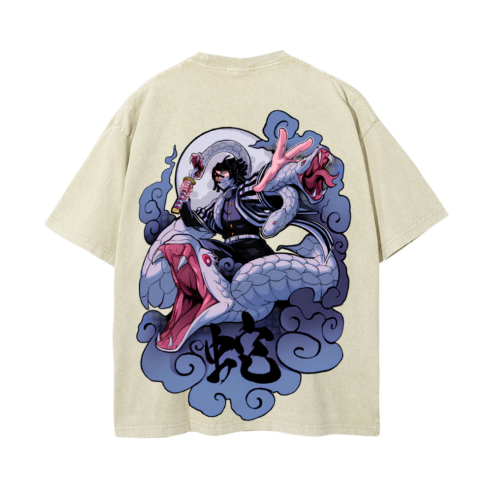 Vintage Oversized T-Shirt Demon Slayer