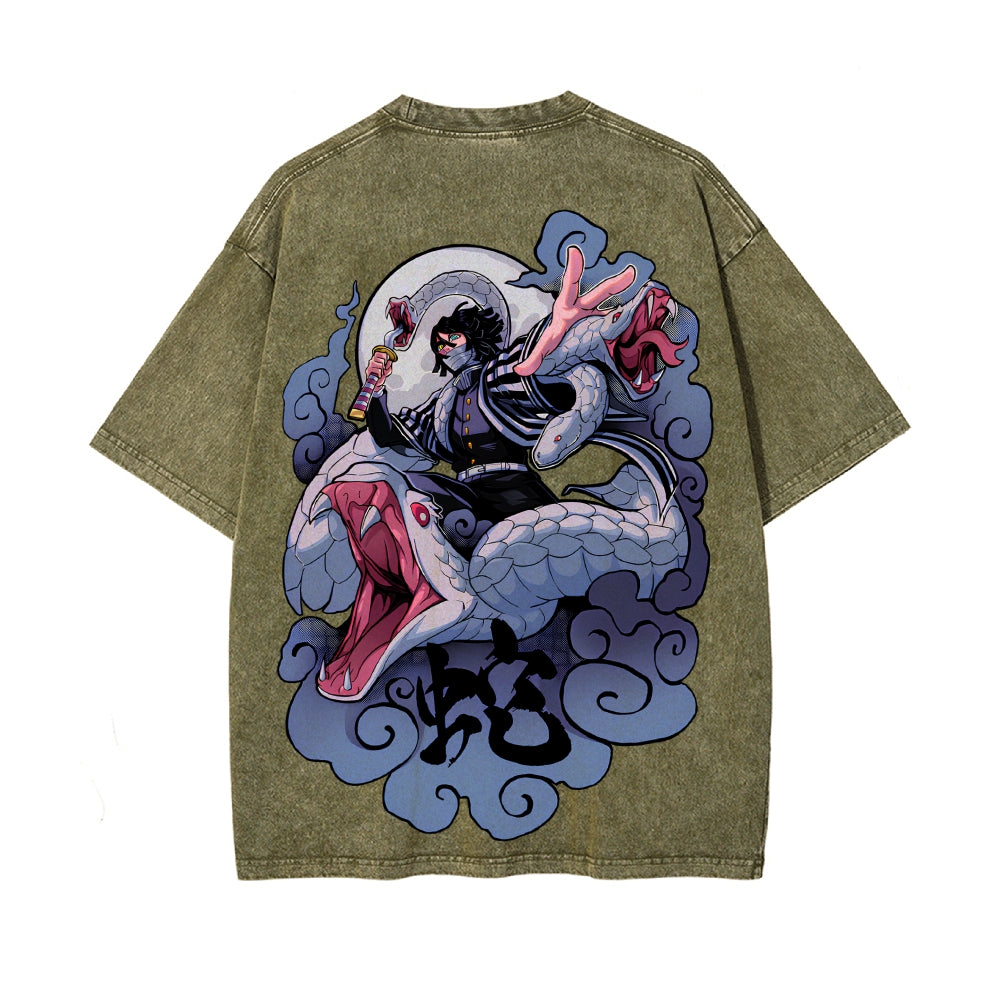Vintage Oversized T-Shirt Demon Slayer
