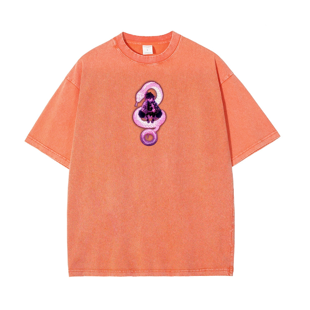 Vintage Oversized T-Shirt Demon Slayer
