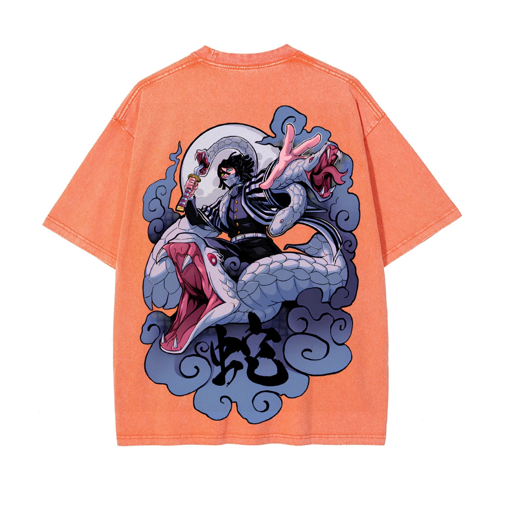Vintage Oversized T-Shirt Demon Slayer