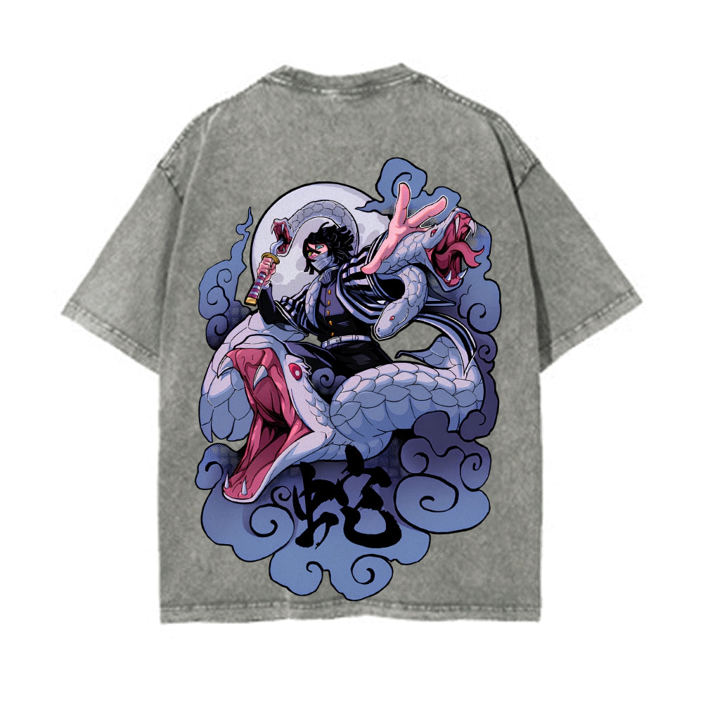 Vintage Oversized T-Shirt Demon Slayer