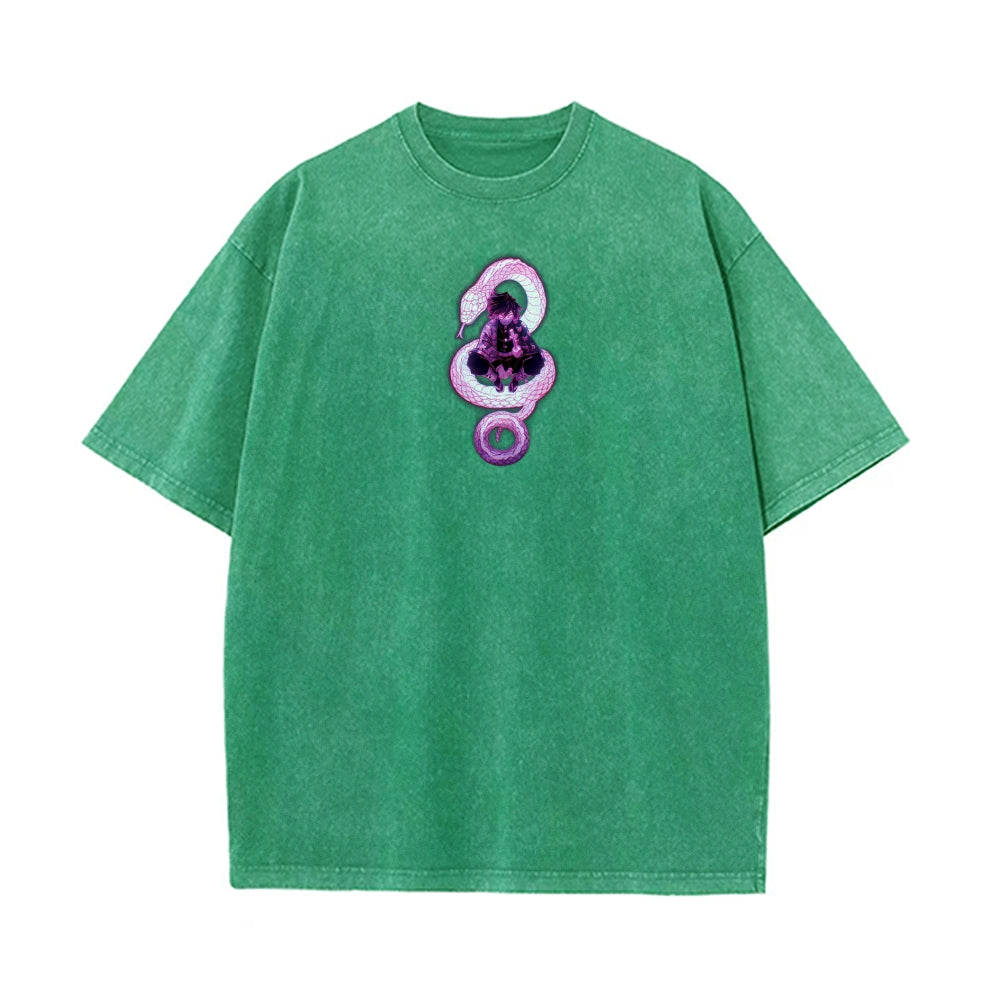 Vintage Oversized T-Shirt Demon Slayer