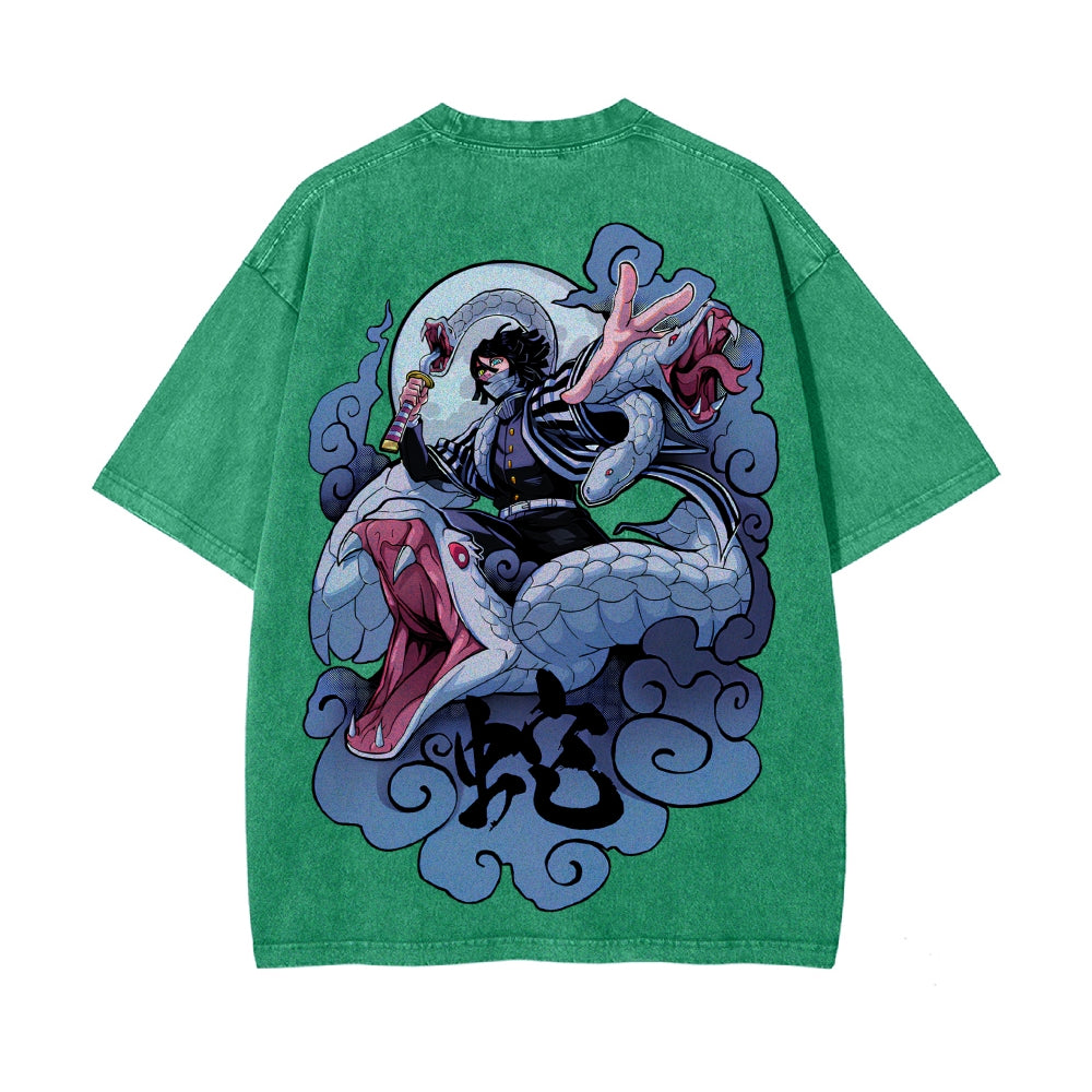 Vintage Oversized T-Shirt Demon Slayer