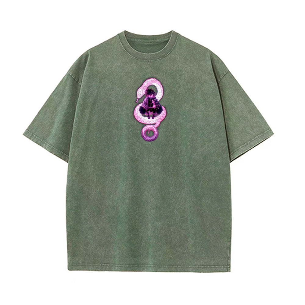 Vintage Oversized T-Shirt Demon Slayer