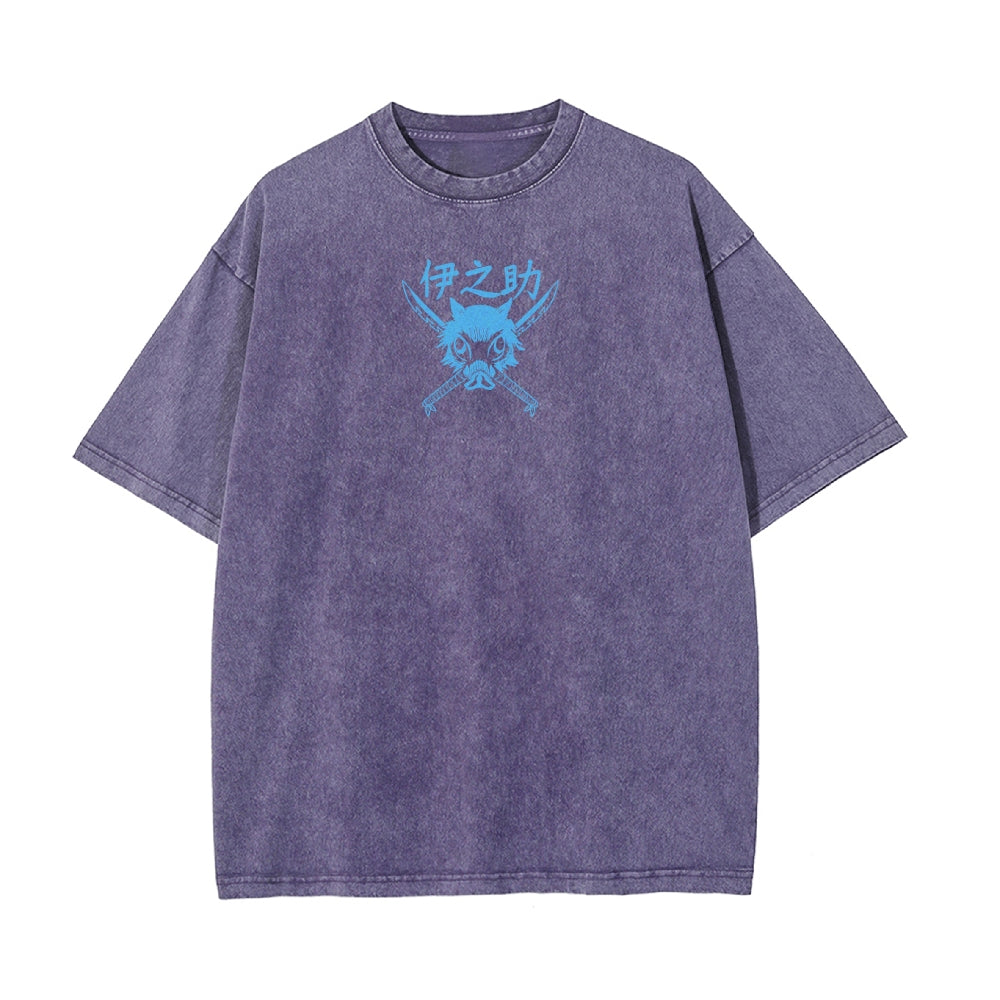 Vintage Oversized T-Shirt Demon Slayer