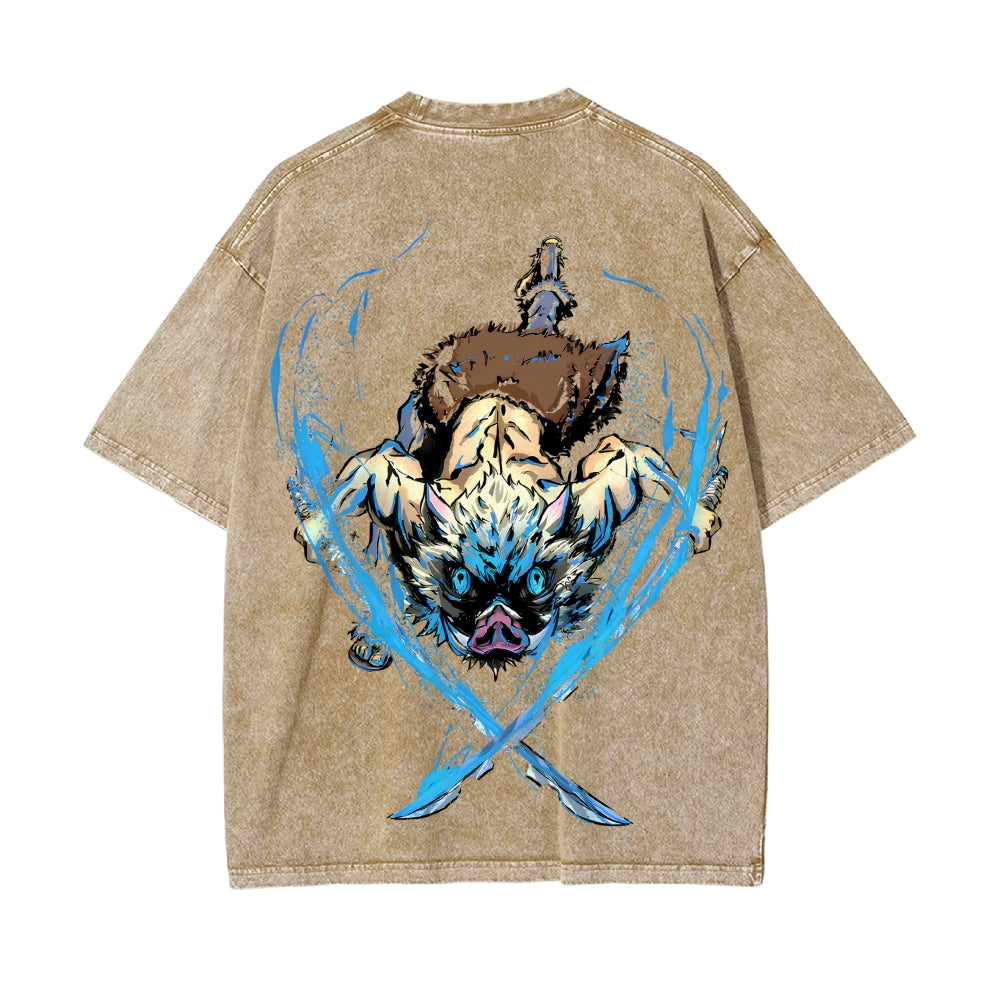 Vintage Oversized T-Shirt Demon Slayer