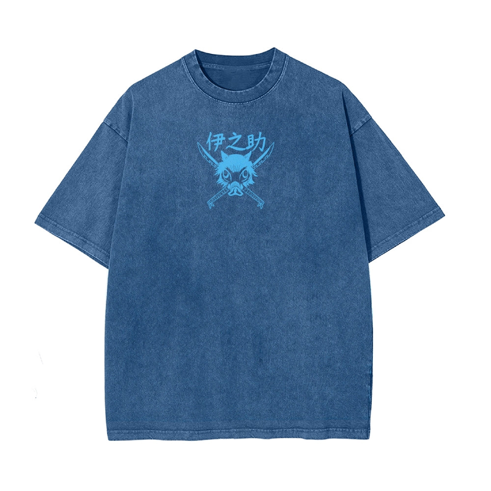 Vintage Oversized T-Shirt Demon Slayer