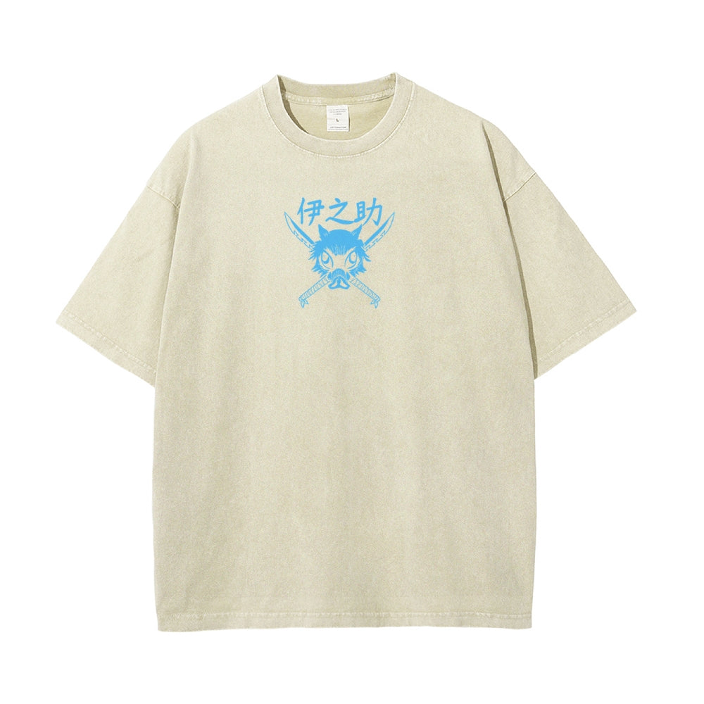 Vintage Oversized T-Shirt Demon Slayer