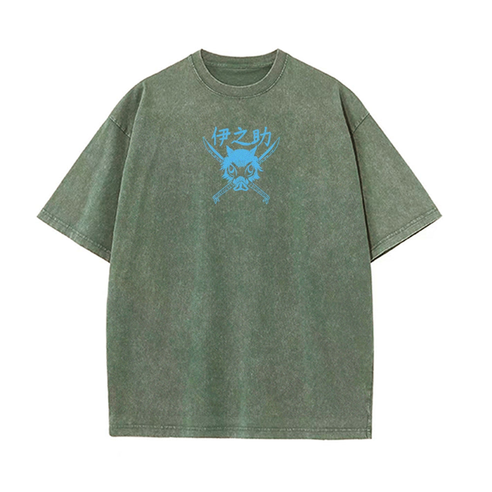 Vintage Oversized T-Shirt Demon Slayer