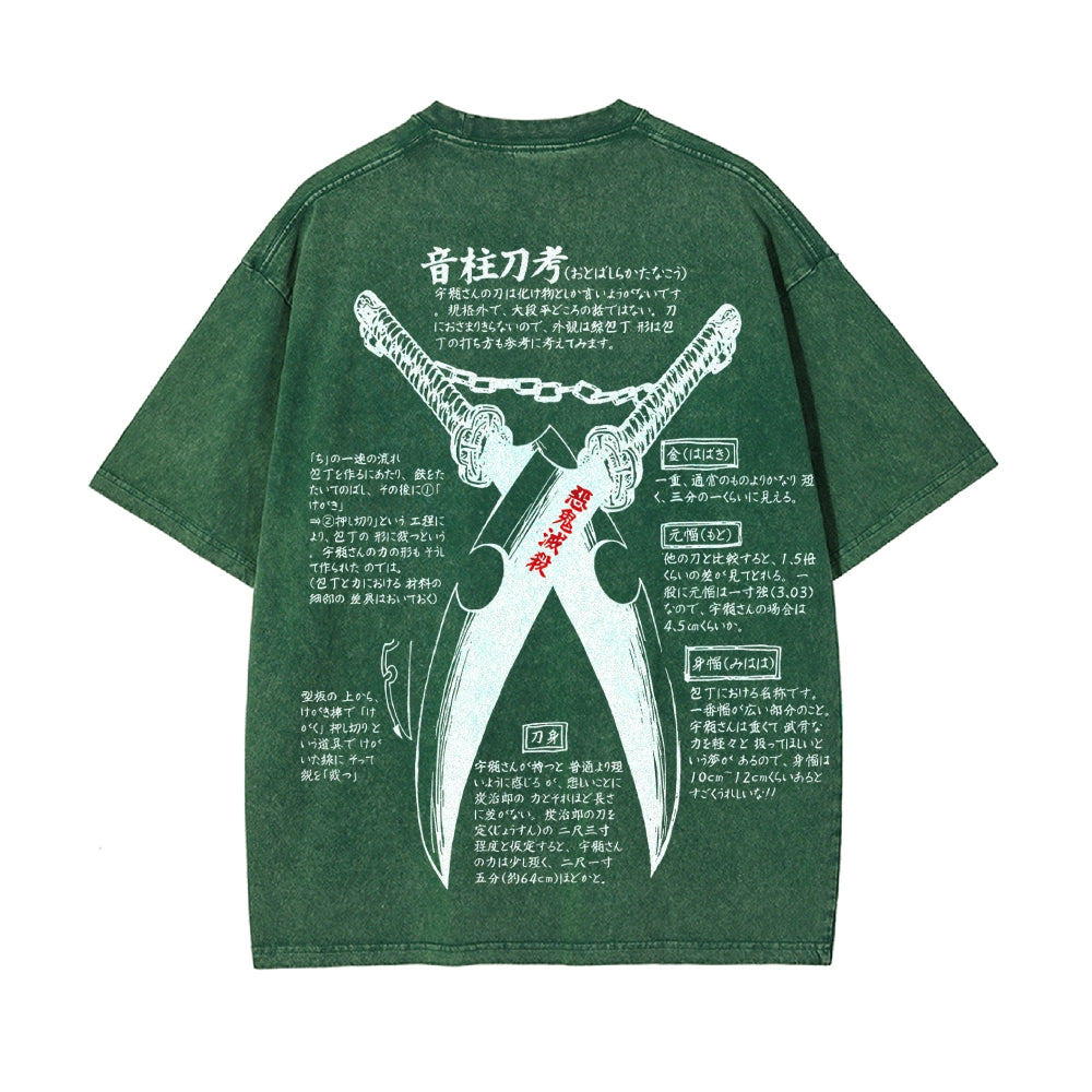 Vintage Oversized T-Shirt Demon Slayer