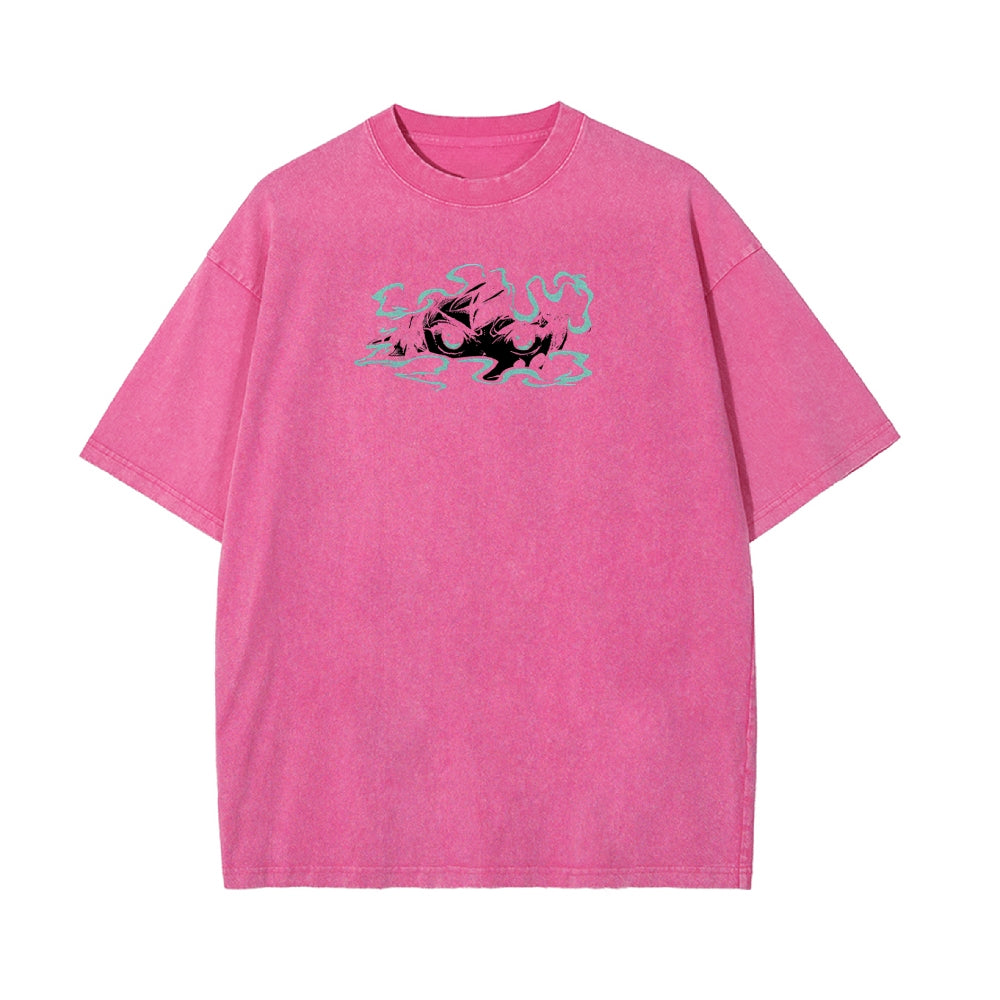 Vintage Oversized T-Shirt Demon Slayer