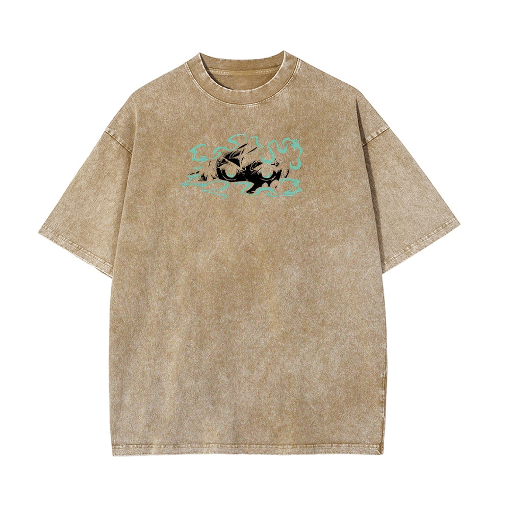 Vintage Oversized T-Shirt Demon Slayer