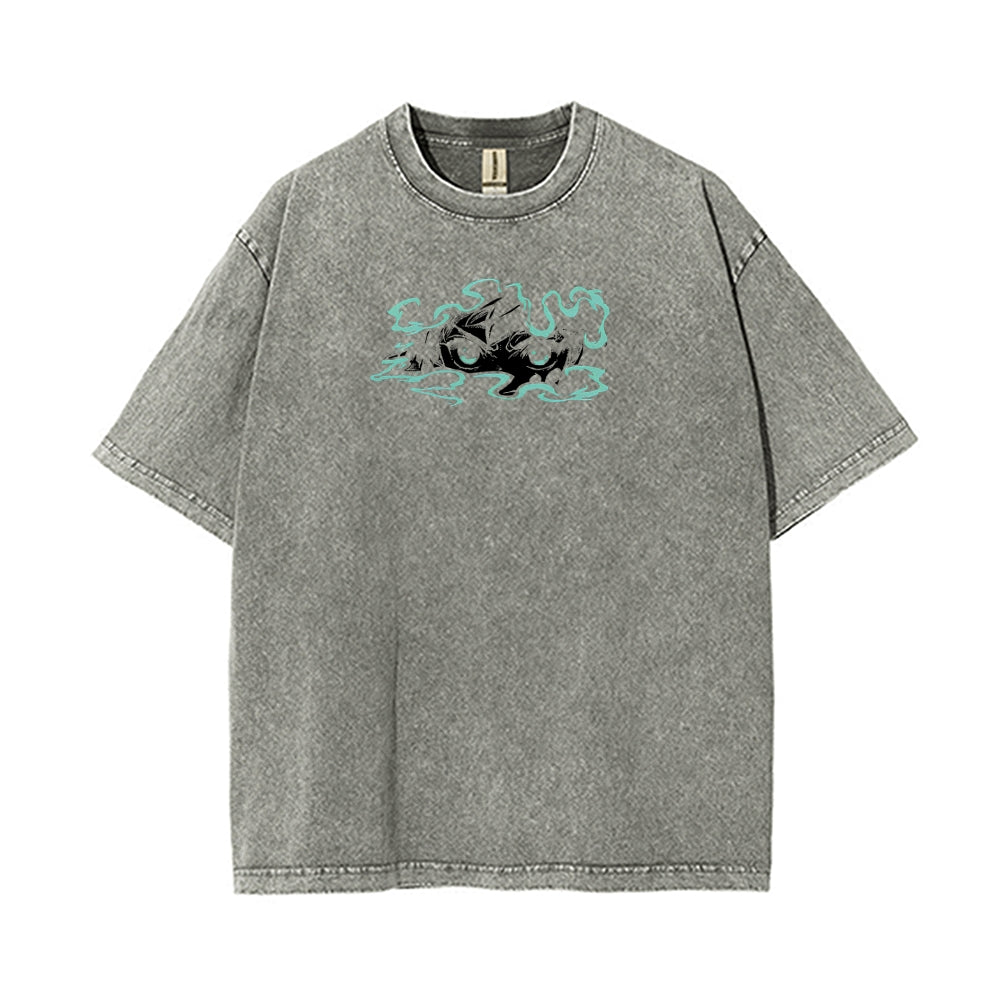 Vintage Oversized T-Shirt Demon Slayer