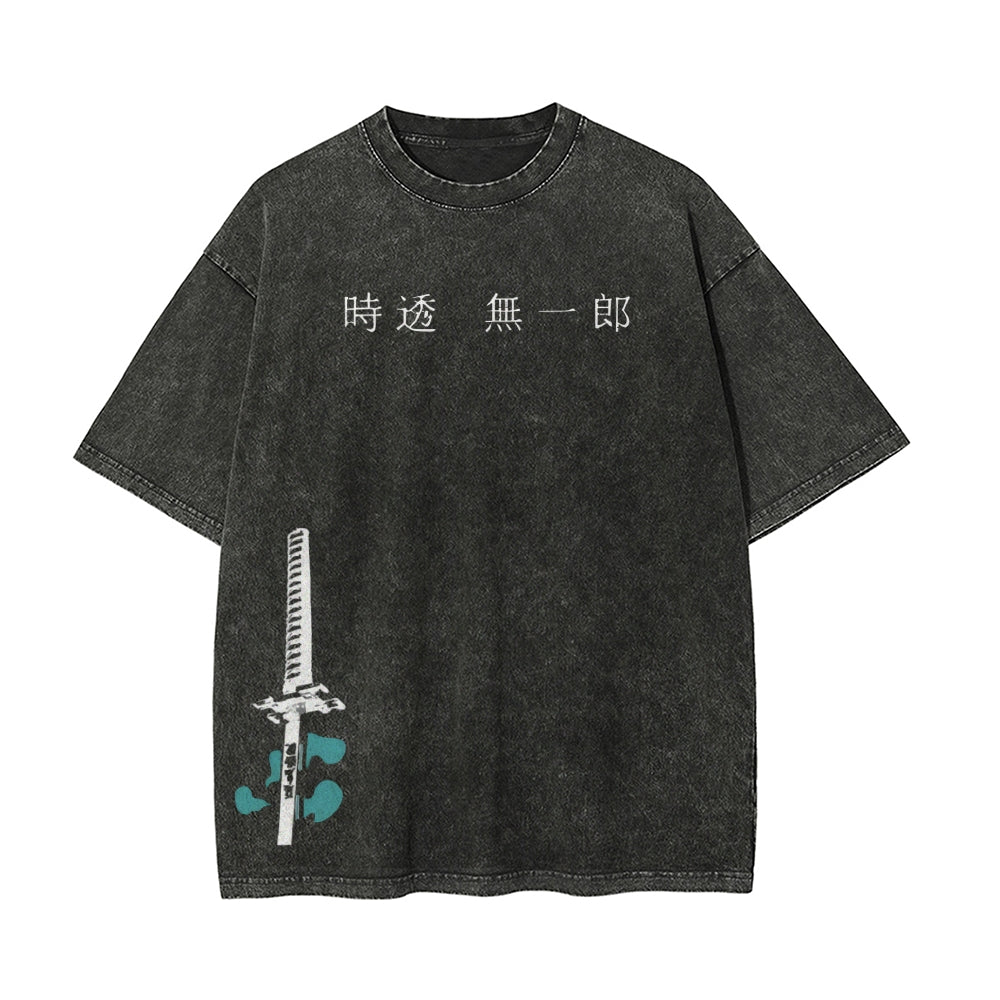 Vintage Oversized T-Shirt Demon Slayer