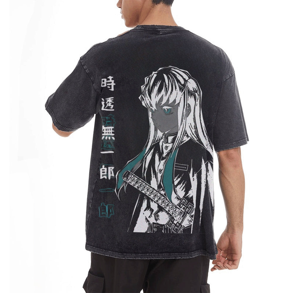 Vintage Oversized T-Shirt Demon Slayer