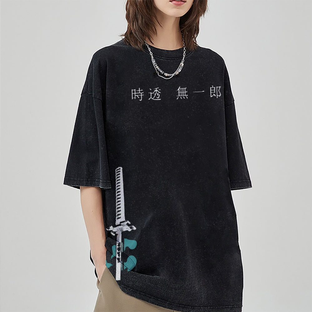 Vintage Oversized T-Shirt Demon Slayer