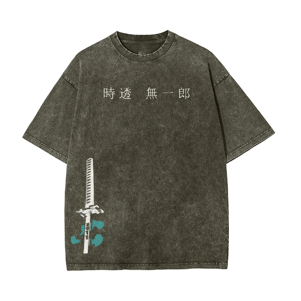 Vintage Oversized T-Shirt Demon Slayer