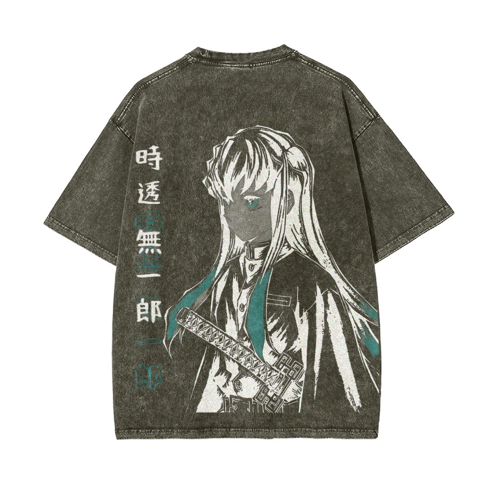 Vintage Oversized T-Shirt Demon Slayer