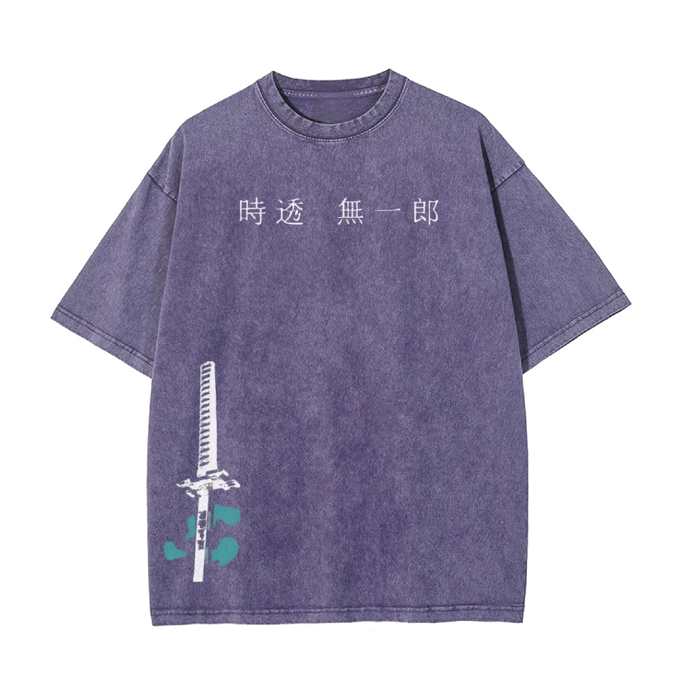 Vintage Oversized T-Shirt Demon Slayer
