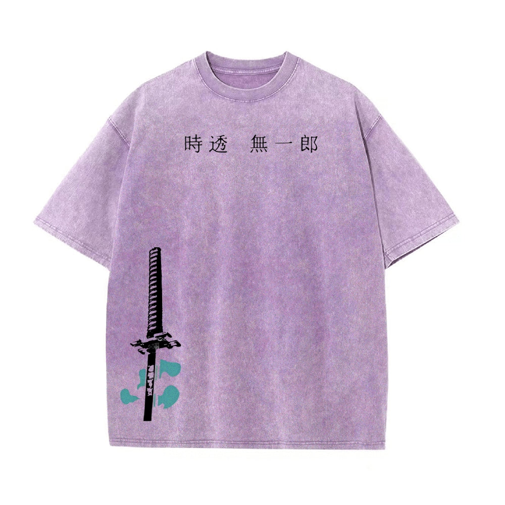 Vintage Oversized T-Shirt Demon Slayer