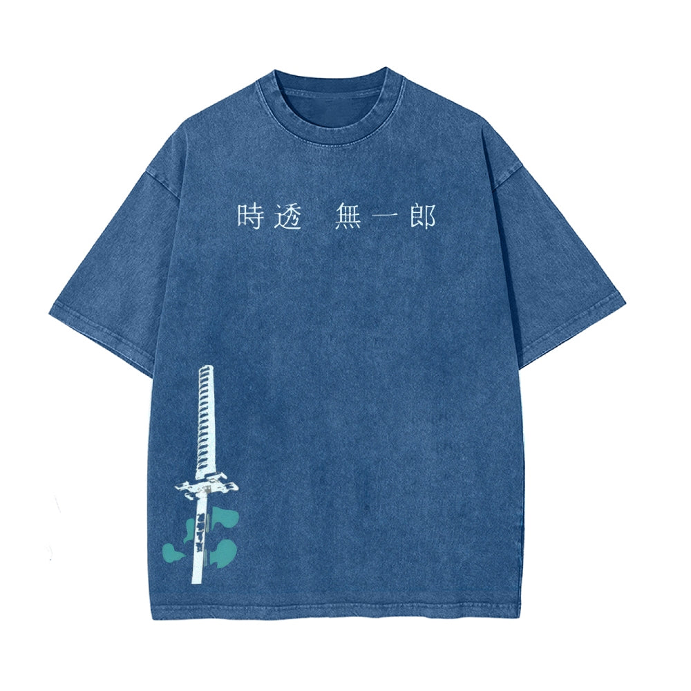 Vintage Oversized T-Shirt Demon Slayer