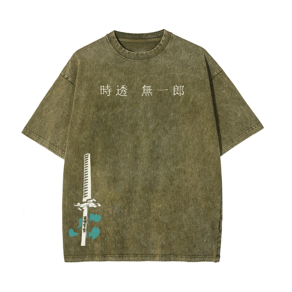 Vintage Oversized T-Shirt Demon Slayer
