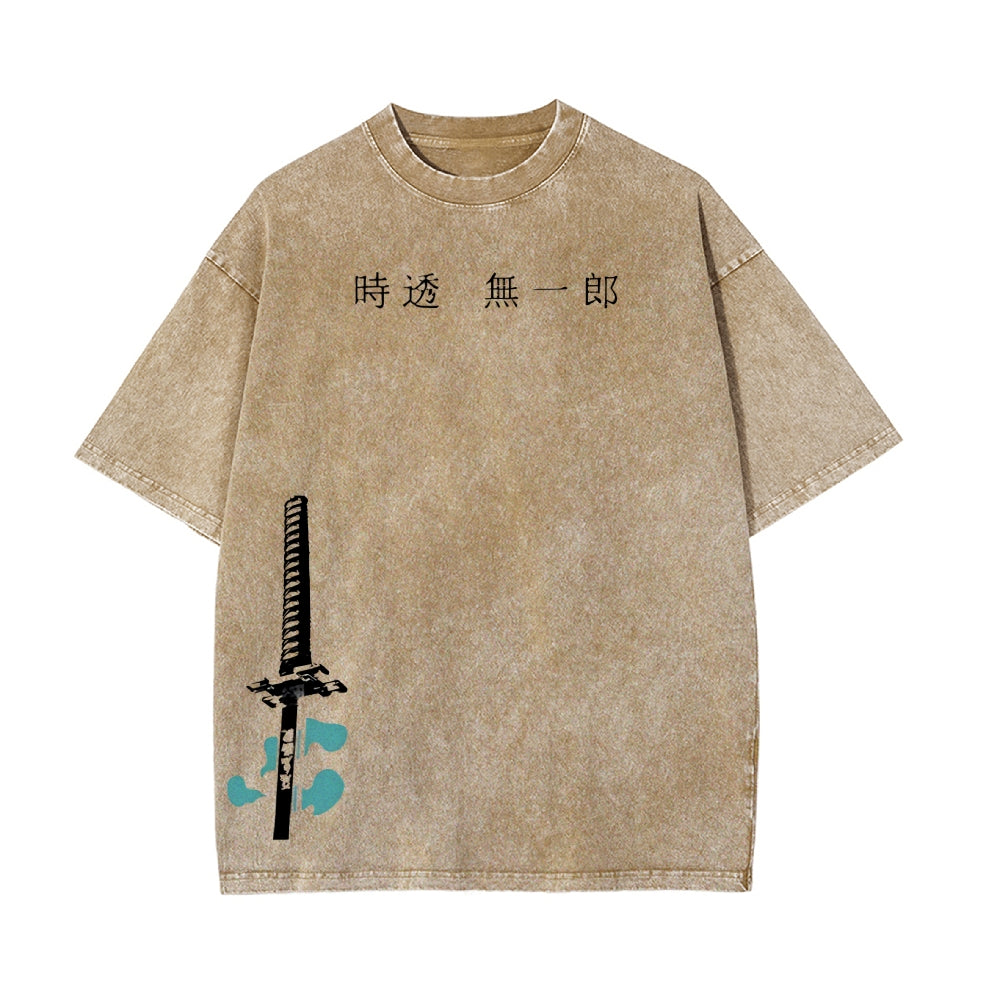 Vintage Oversized T-Shirt Demon Slayer