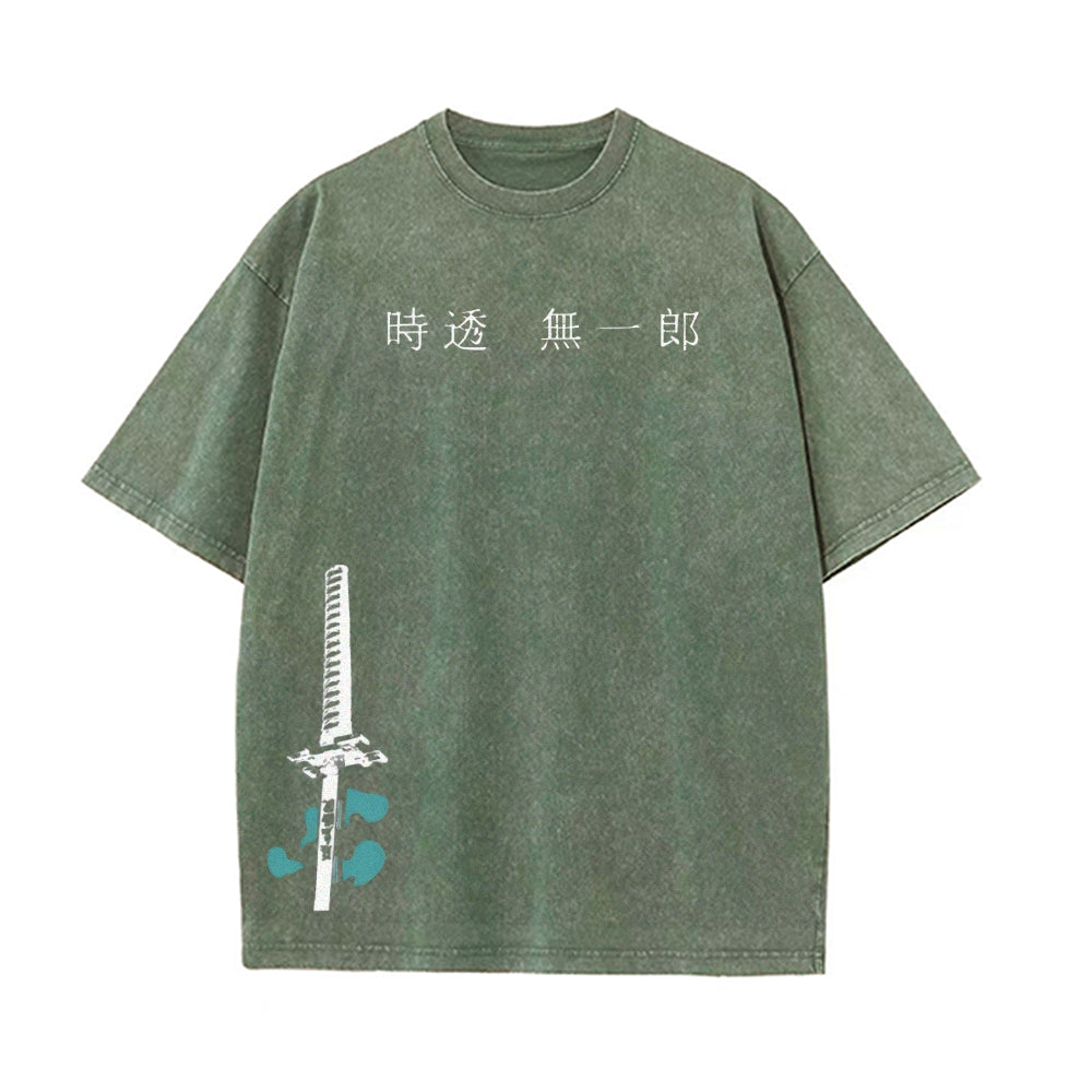 Vintage Oversized T-Shirt Demon Slayer