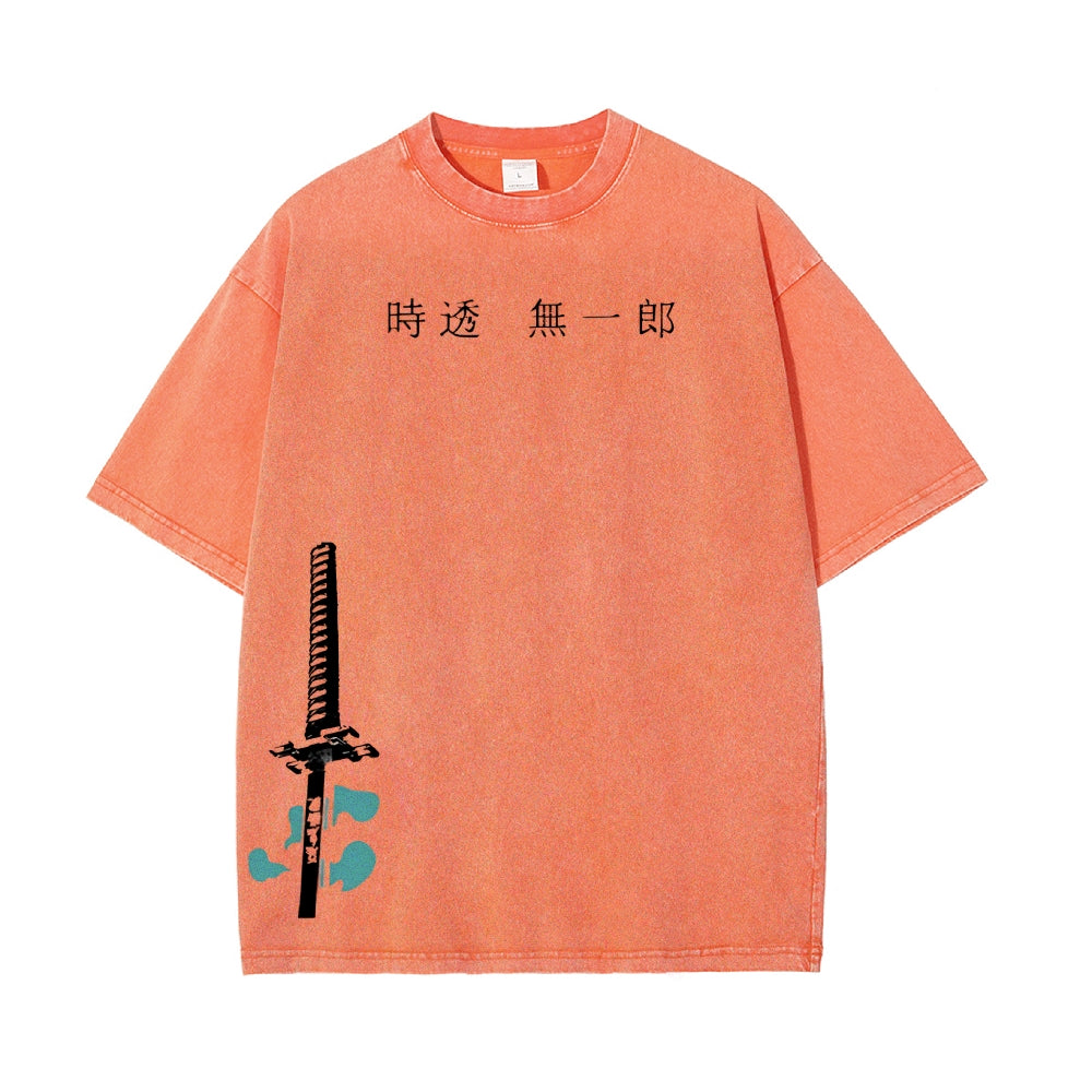 Vintage Oversized T-Shirt Demon Slayer