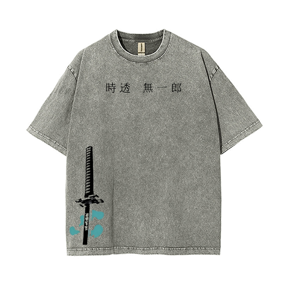 Vintage Oversized T-Shirt Demon Slayer