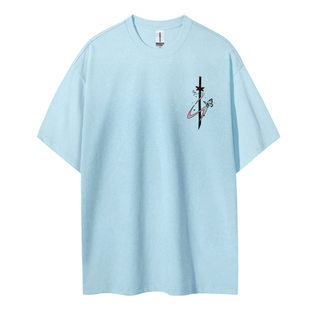 Demon Slayer Cotton Unisex Crew Neck Anime T-Shirt