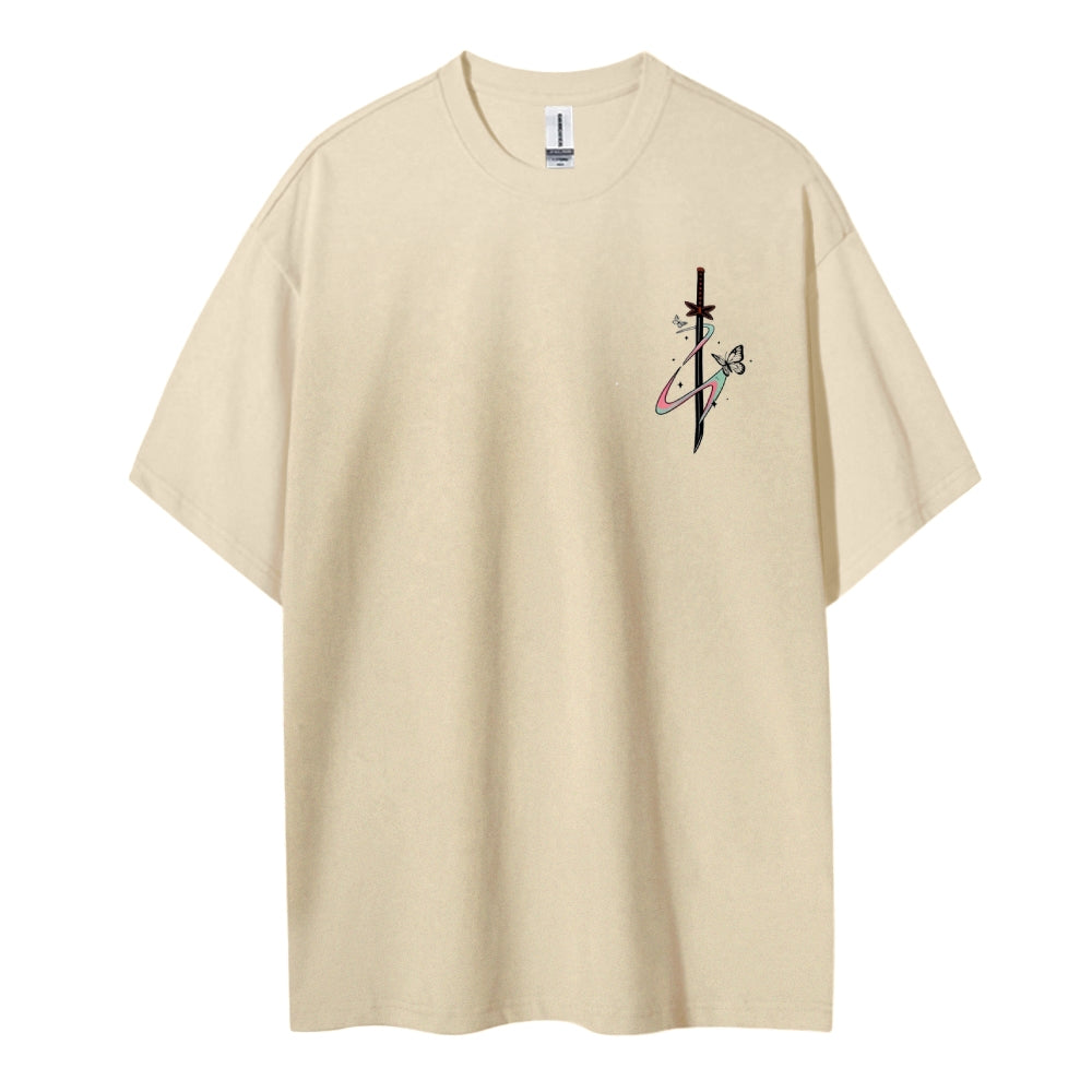 Demon Slayer Cotton Unisex Crew Neck Anime T-Shirt