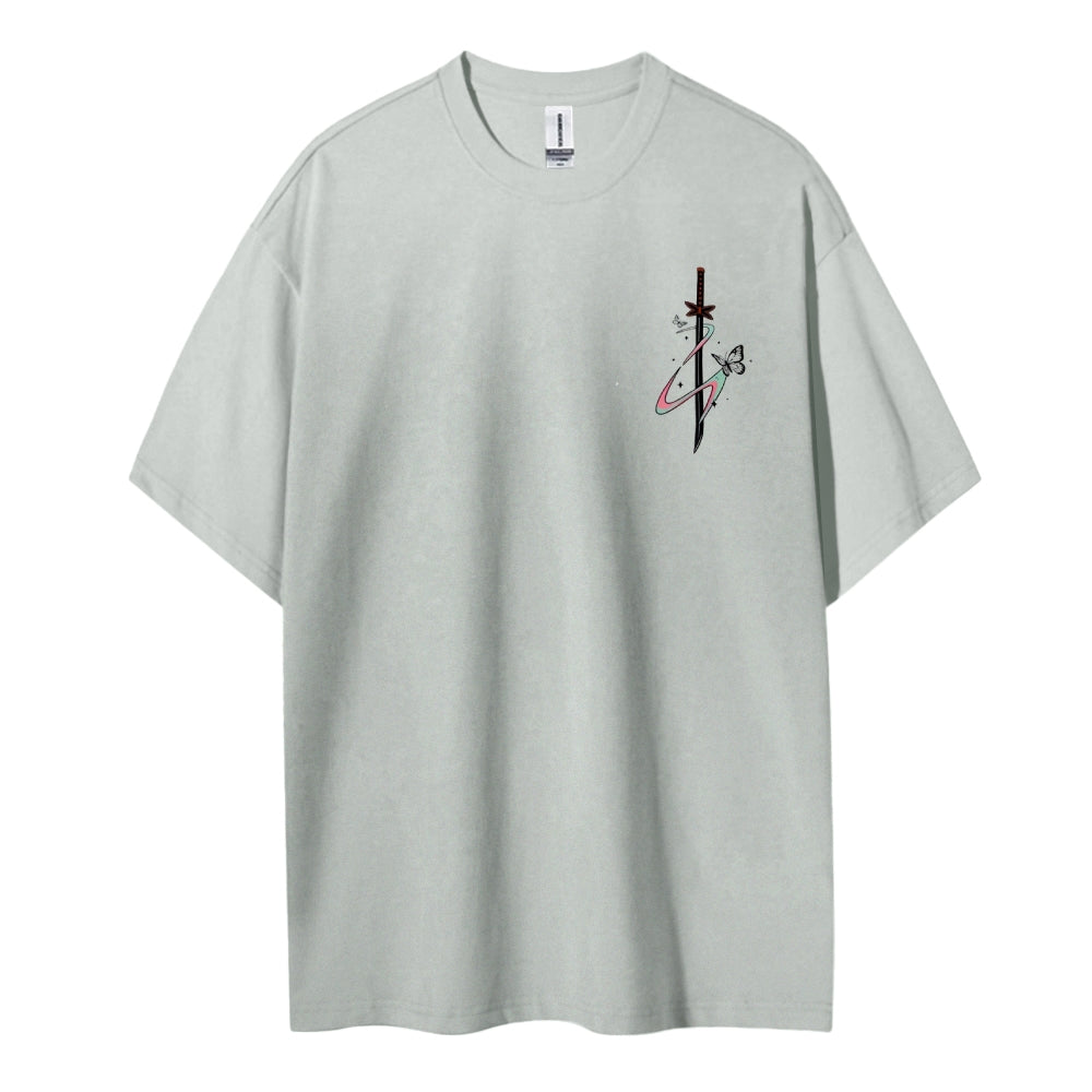 Demon Slayer Cotton Unisex Crew Neck Anime T-Shirt