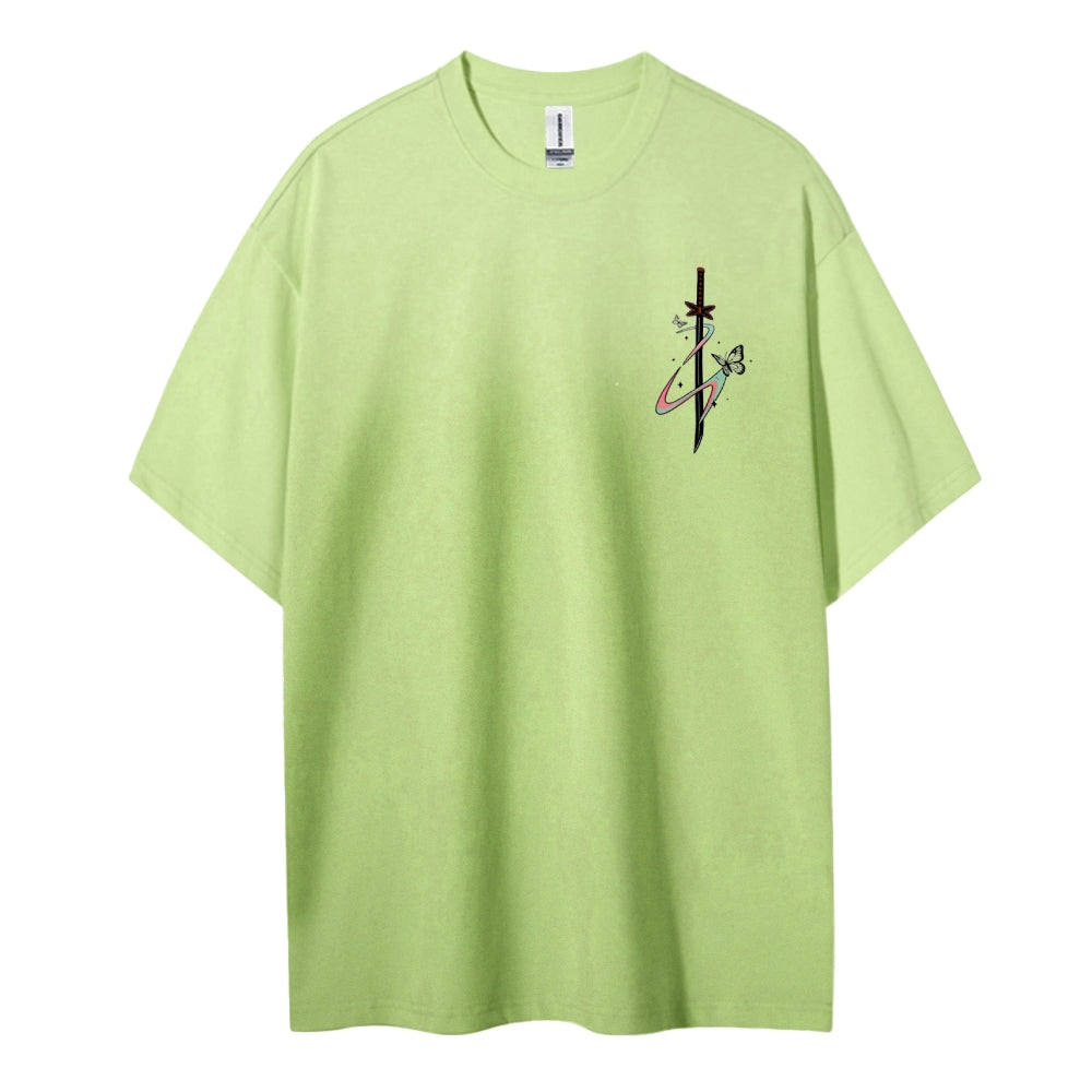 Demon Slayer Cotton Unisex Crew Neck Anime T-Shirt