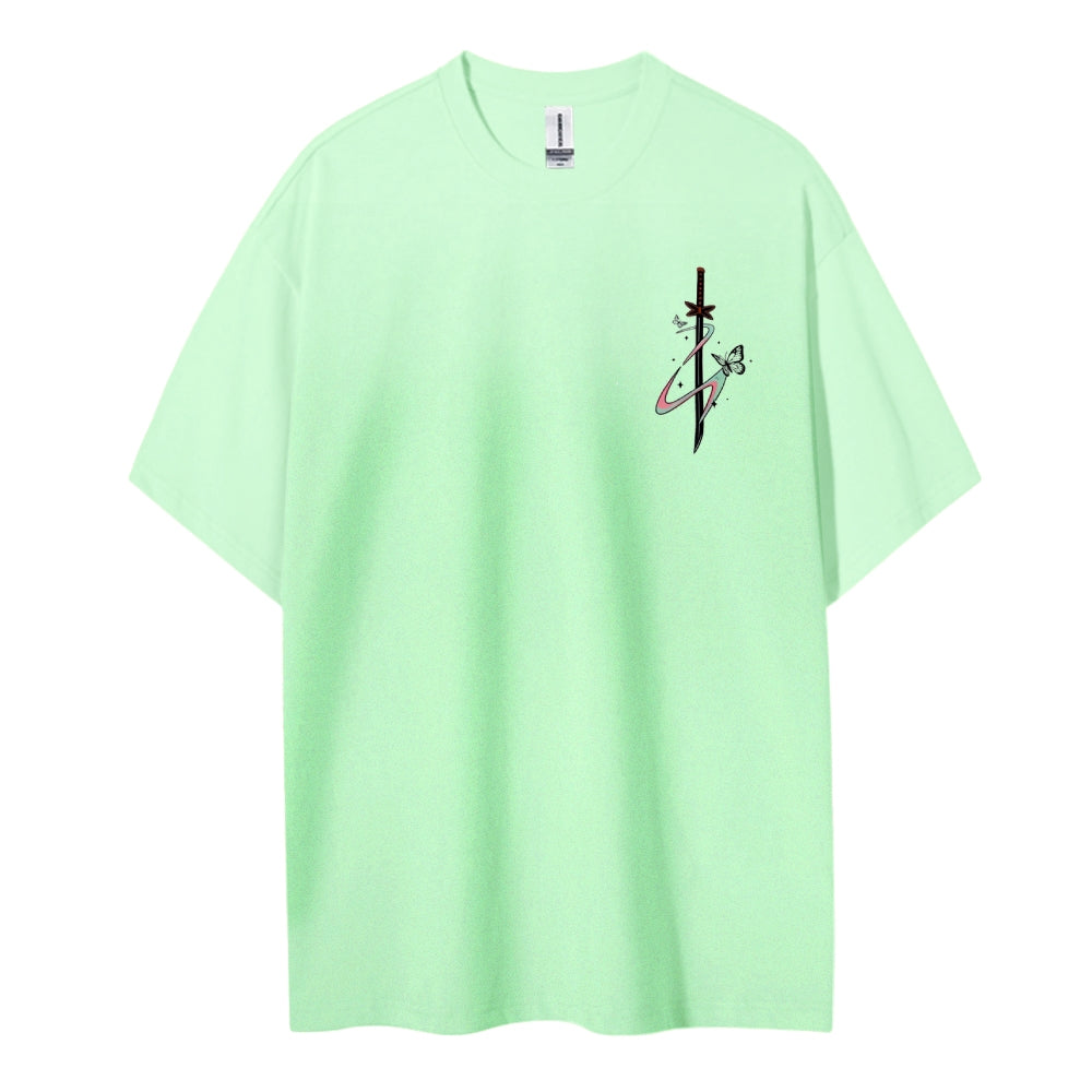 Demon Slayer Cotton Unisex Crew Neck Anime T-Shirt