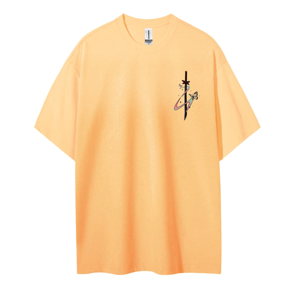 Demon Slayer Cotton Unisex Crew Neck Anime T-Shirt