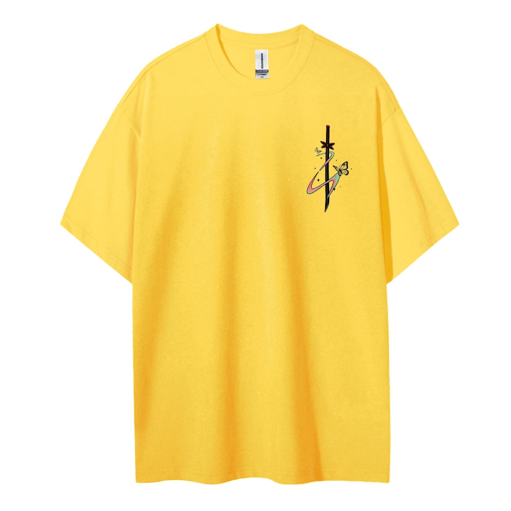 Demon Slayer Cotton Unisex Crew Neck Anime T-Shirt