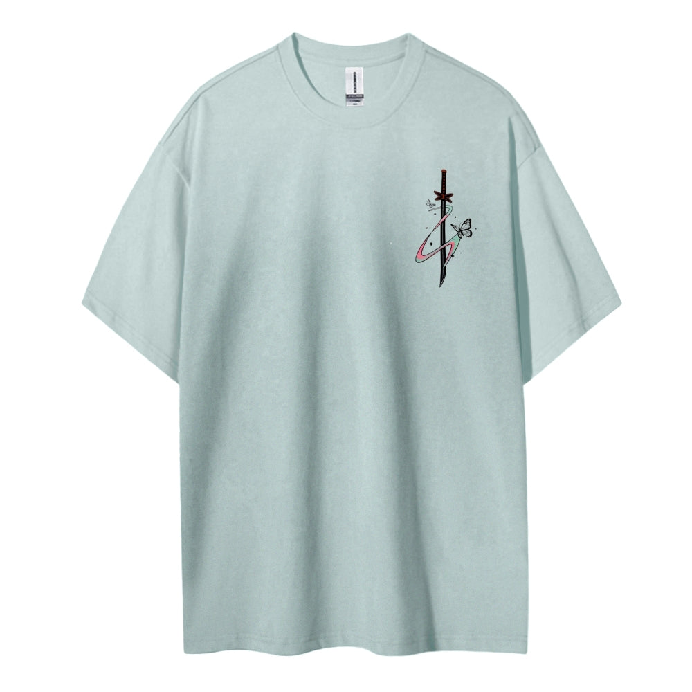 Demon Slayer Cotton Unisex Crew Neck Anime T-Shirt