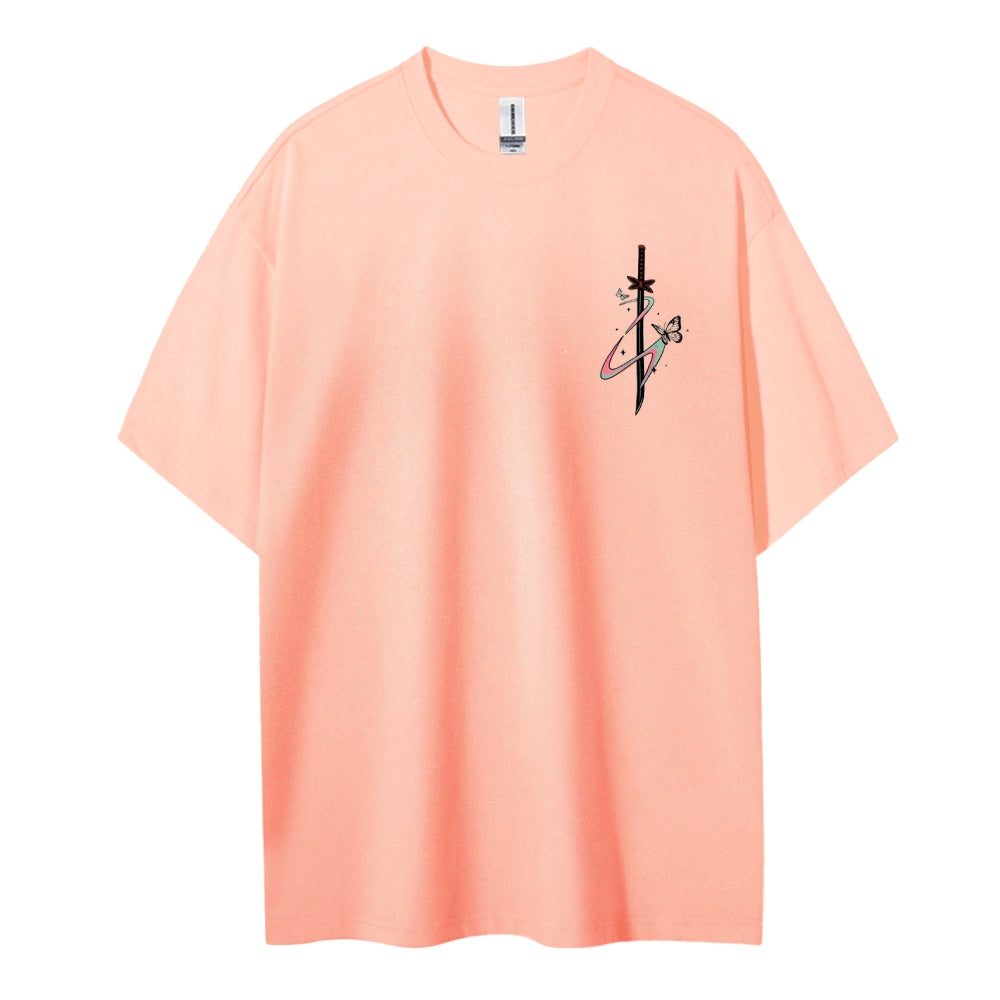 Demon Slayer Cotton Unisex Crew Neck Anime T-Shirt