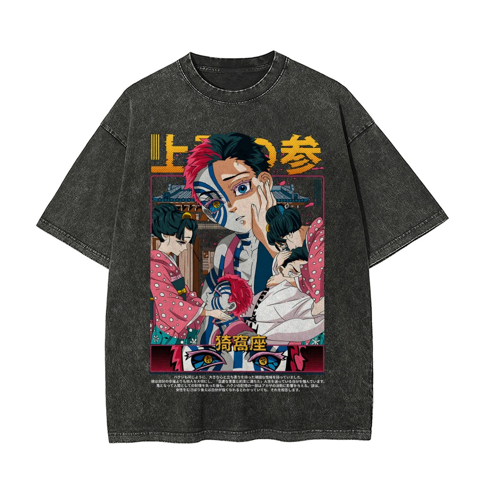 Vintage Oversized T-Shirt Demon Slayer