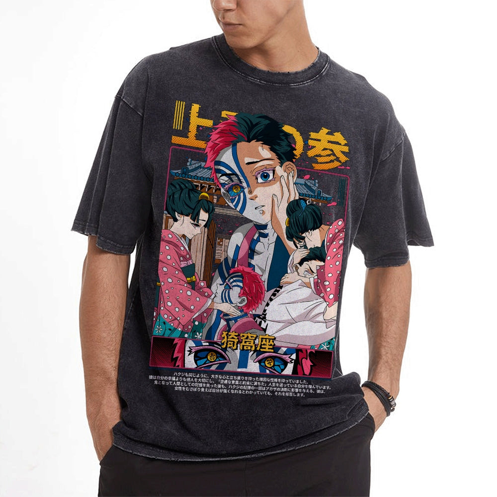Vintage Oversized T-Shirt Demon Slayer
