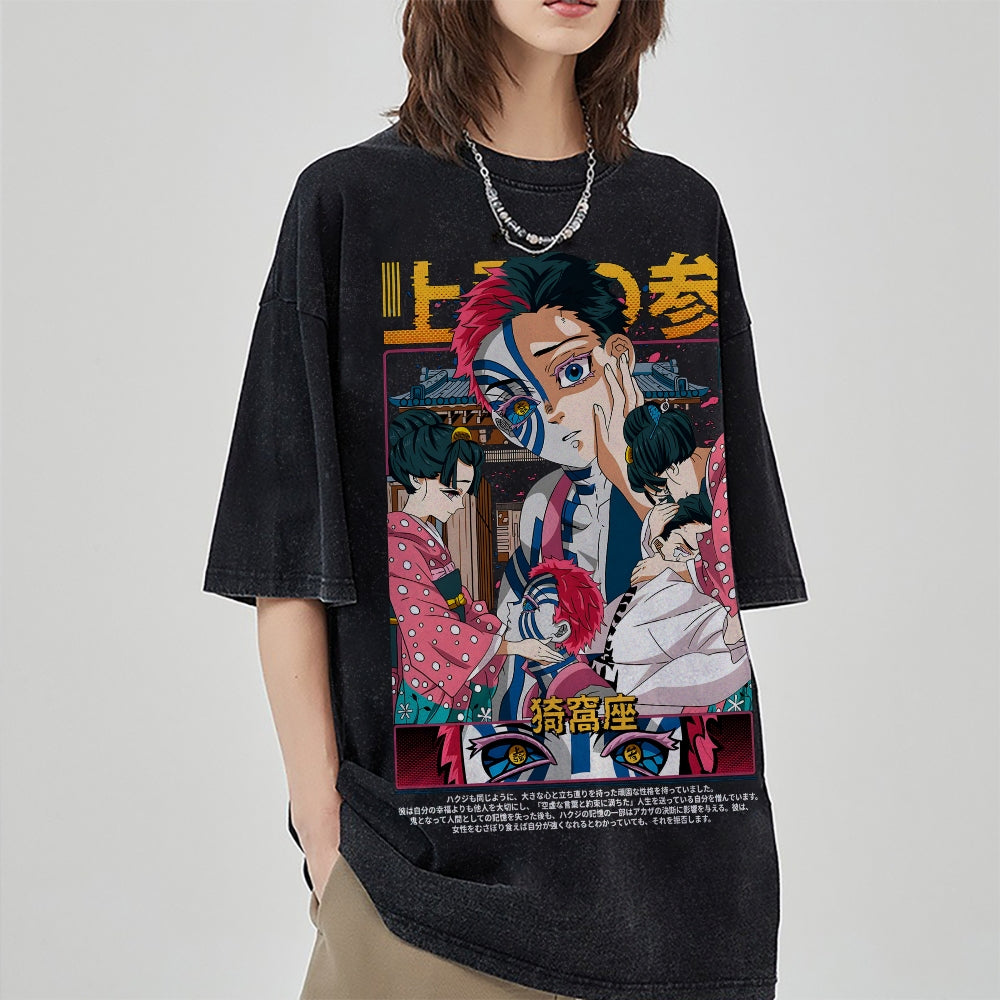 Vintage Oversized T-Shirt Demon Slayer