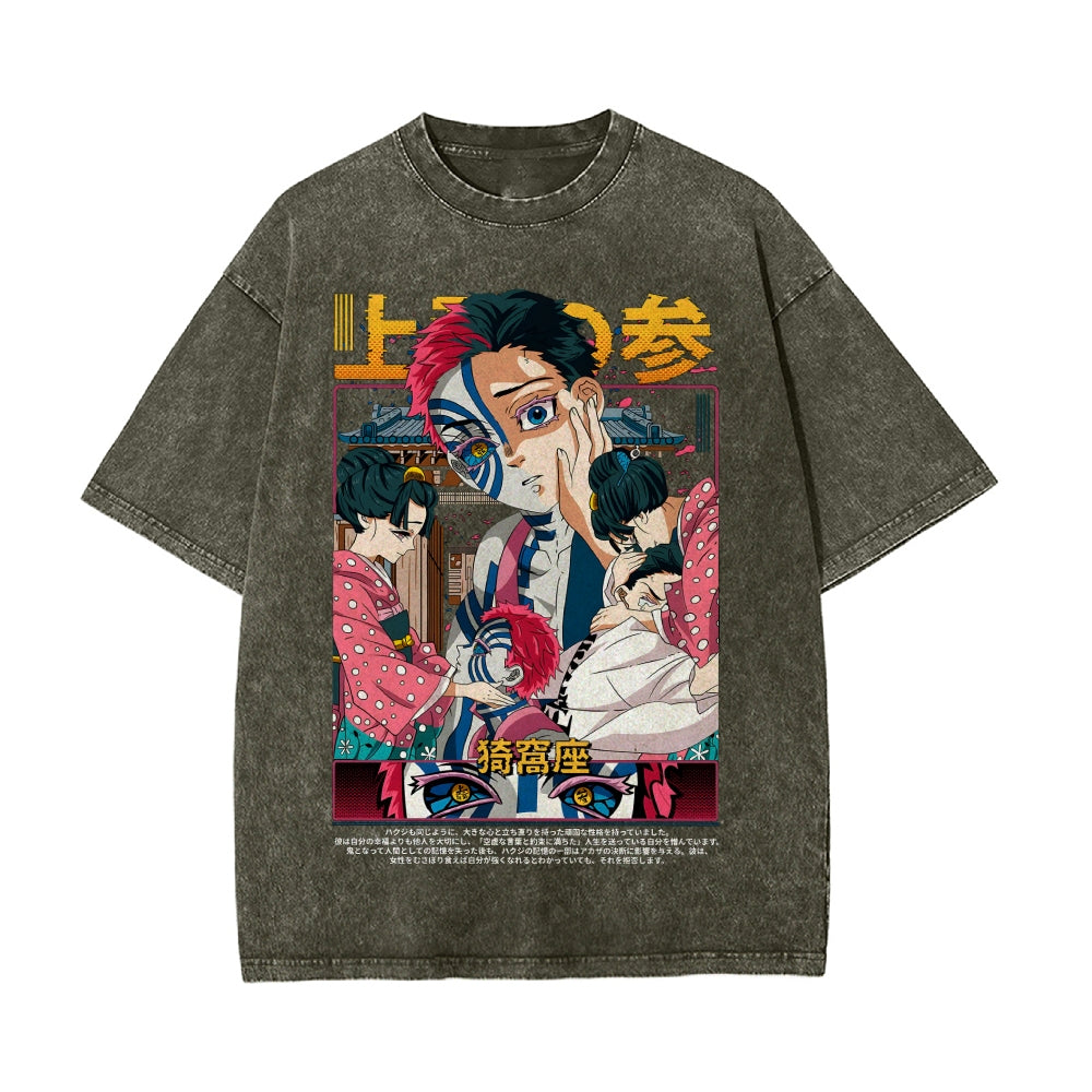 Vintage Oversized T-Shirt Demon Slayer