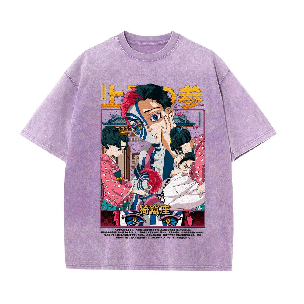 Vintage Oversized T-Shirt Demon Slayer